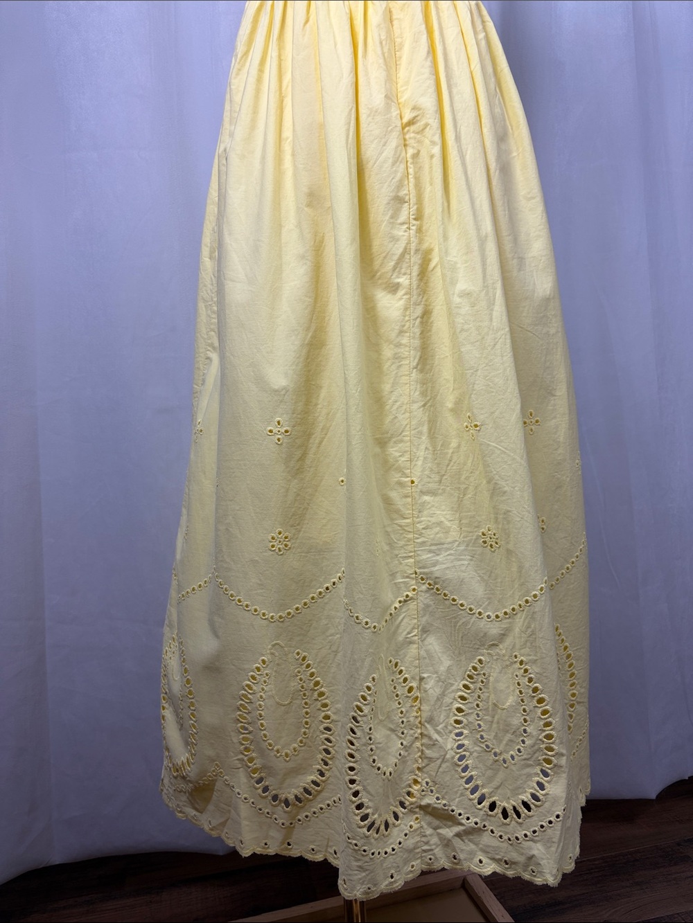 NWOT Calypso St Barth Lekha Cotton Midi Eyelet Dress. - Picture 6 of 14